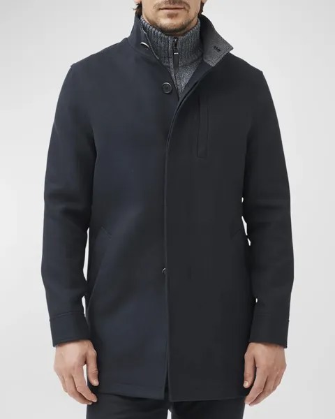 Мужское однобортное пальто Murrays Bay Rodd & Gunn, цвет Oxford Blue