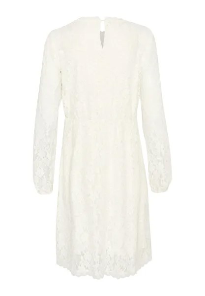 Коктейльное платье / вечернее платье KIT LS, ZALLY FIT Cream, белый