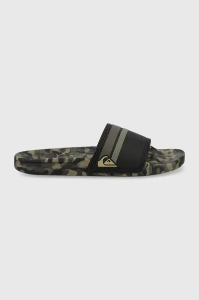 Шлепанцы Rivi Quiksilver, зеленый
