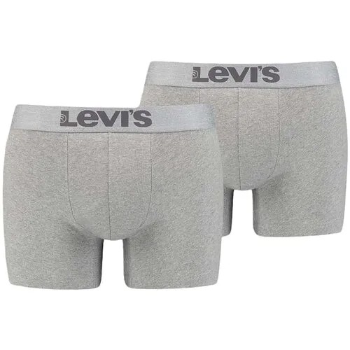 Нижнее белье Levis Men Melange Wb Boxer Brief Organic Co 2P Мужчины 37149-0733 S