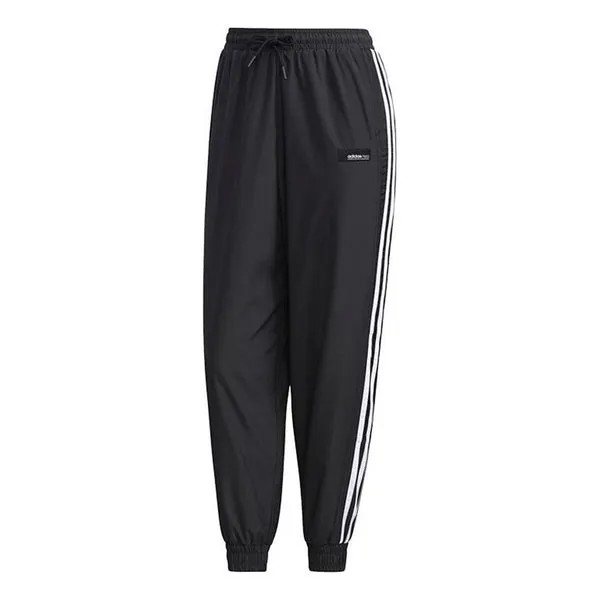 Штаны тканые спортивные штаны азиатские размеры Adidas, черный