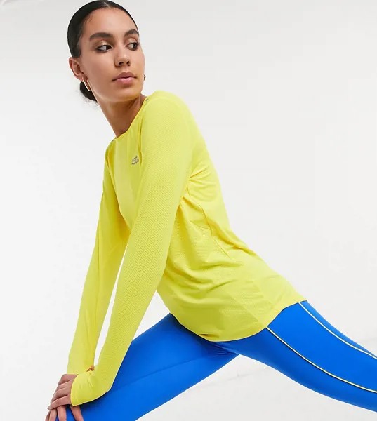 Лонгслив ASOS 4505 Tall-Желтый