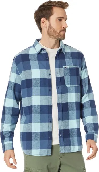 Рубашка Motherfly Long Sleeve Flannel Quiksilver, цвет Pastel Turquoise Motherfly