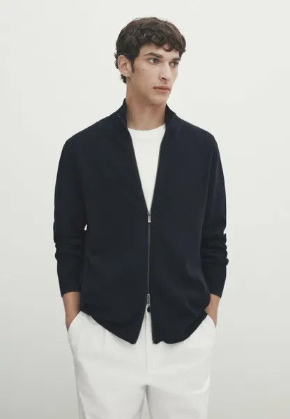 Кардиган Massimo Dutti, темно-синий