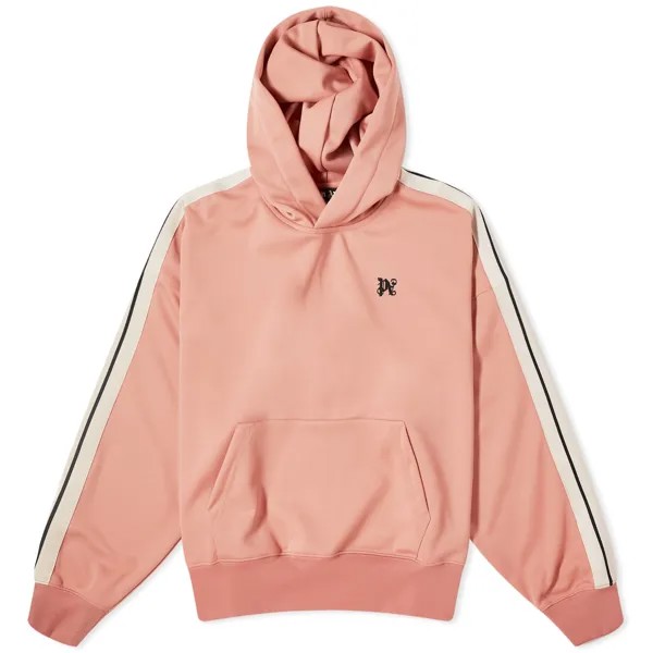 Худи Palm Angels Monogram Track Popover, розовый