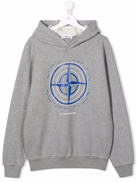 Stone Island Junior худи с логотипом