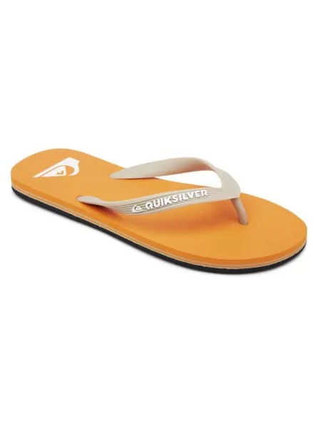 Шлепанцы мужские Quiksilver AQYL100601-XNNW оранжевые 42 EU