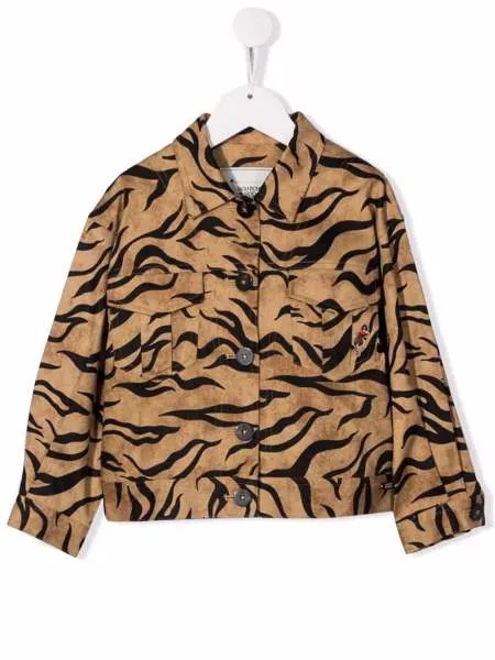 Scotch & Soda куртка с тигровым принтом