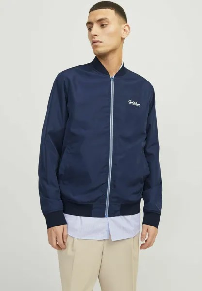 Бомбер Jack & Jones, цвет navy blazer