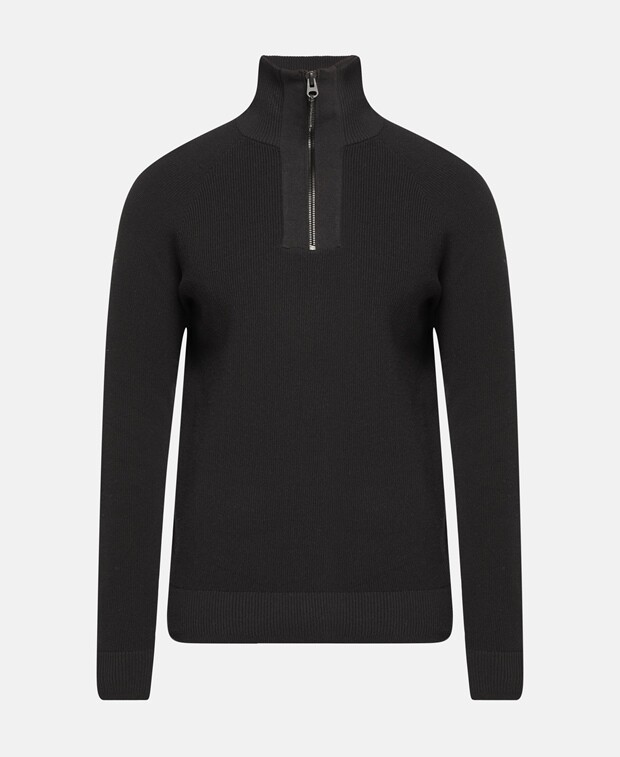 Пуловер с высоким воротником Jack & Jones, черный