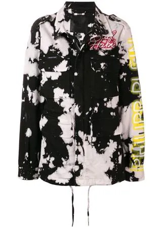 Philipp Plein куртка с эффектом разлитой краски