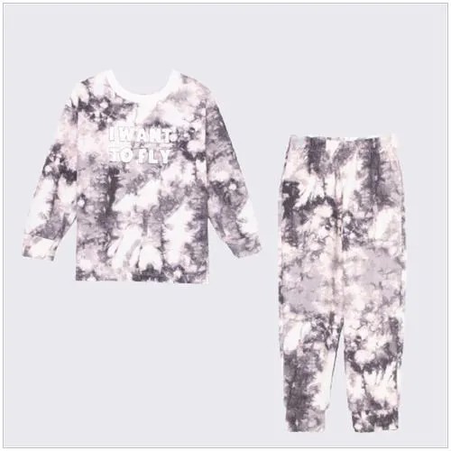 Комплект для девочки (джемпер/брюки), цвет серый, рост 110