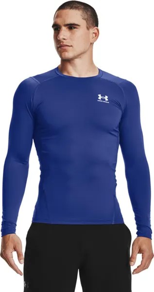 Лонгслив Under Armour HeatGear Armour Langarm Oberteil, синий