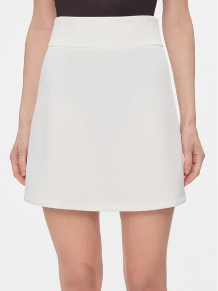 Трапециевидная юбка стандартного кроя Max Mara Leisure, белый