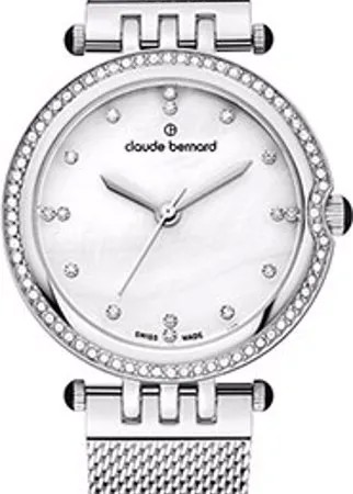 Швейцарские наручные  женские часы Claude Bernard 20085-3MNAPN. Коллекция Dress Code