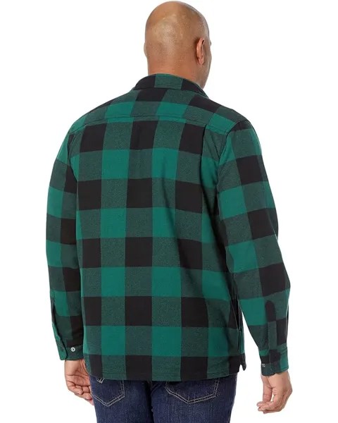 Рубашка Wolverine Forge Heavyweight Flannel Overshirt, цвет Everglade