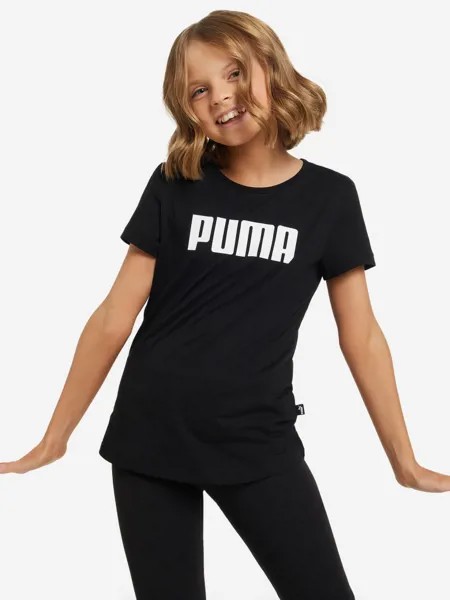 Футболка для девочек PUMA, Черный