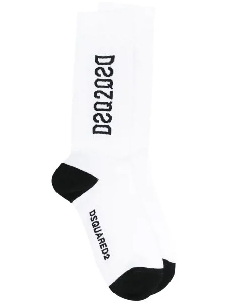 Dsquared2 носки вязки интарсия с логотипом