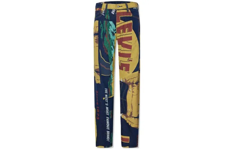 Джинсы мужские с принтом граффити Levi’S, цвет Graffiti print