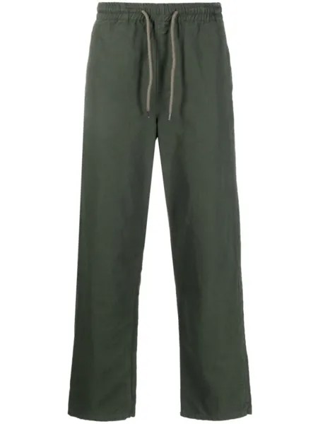 A.P.C. спортивные брюки с кулиской, зеленый