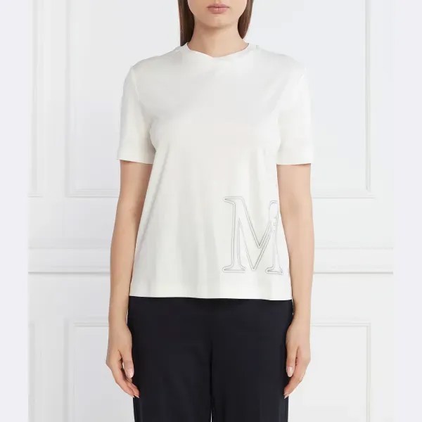 Футболка стандартного кроя Max Mara, белый