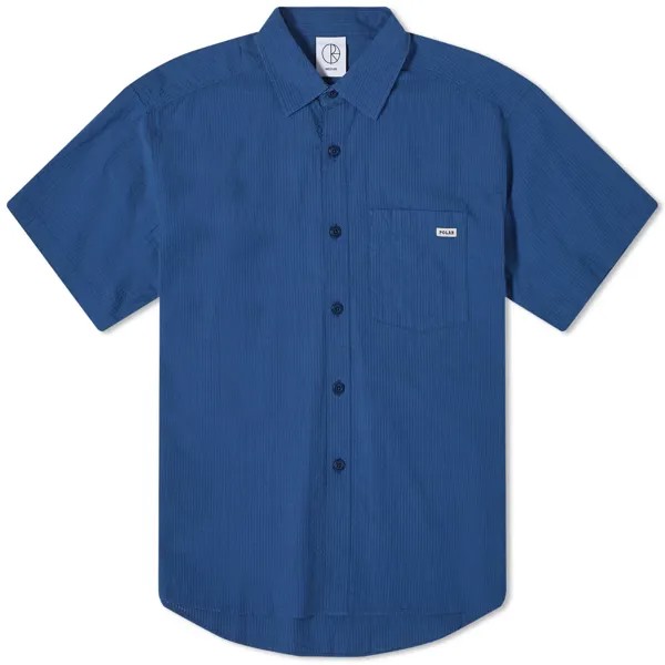 Рубашка Polar Skate Co. Mitchell Short Sleeve, цвет Grey Blue