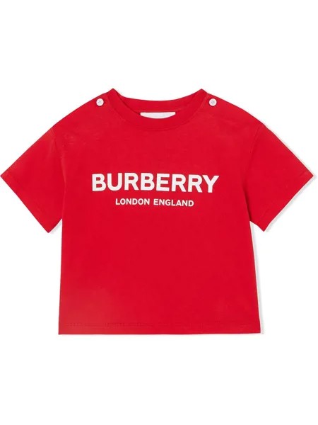 Burberry Kids футболка с логотипом