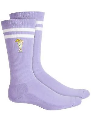Мужские фиолетовые классические носки с рисунком BAR III 7-12