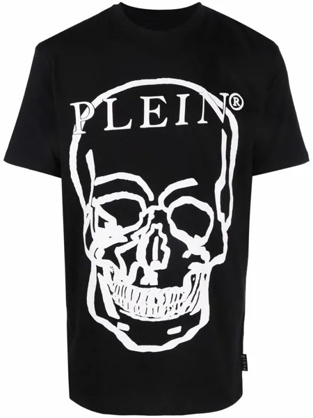 Philipp Plein футболка с принтом Skull