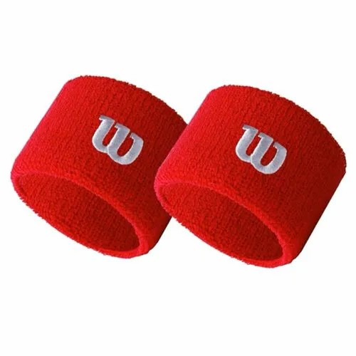 Напульсник Wilson WRISTBAND OSFA (8х6см), размер OneSize, краcный