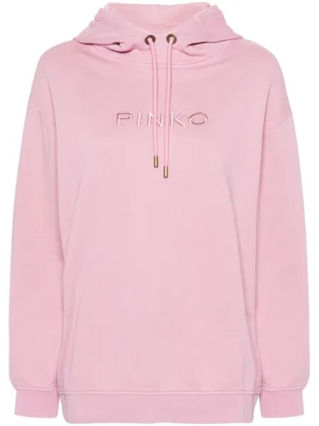 Худи с вышитым логотипом PINKO, розовый