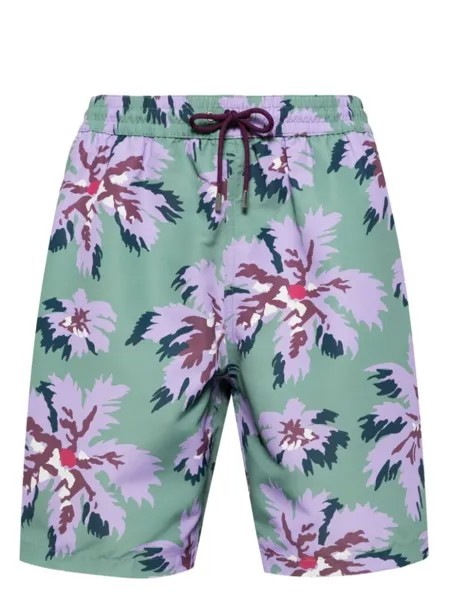 Paul Smith плавки-шорты с принтом Palmera, зеленый