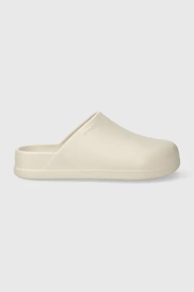 Шлепанцы Crocs, бежевый
