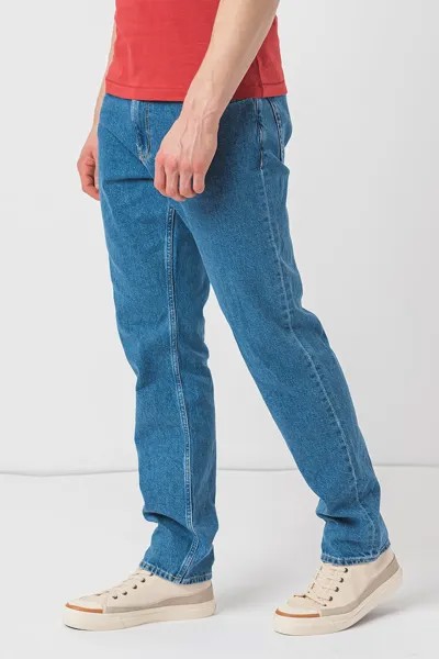 Прямые джинсы Calvin Klein Jeans, синий