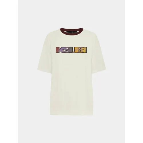 Футболка Ksubi Refract Sott Oh G SS Tee Euphoria, размер S, кремовый