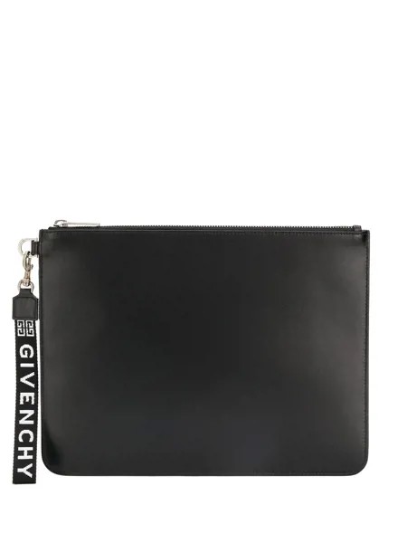 Givenchy клатч с ремешком и логотипом