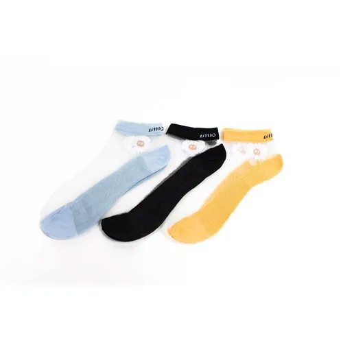 Женские носки S-Family укороченные, фантазийные, на Новый год, износостойкие, размер 35-37