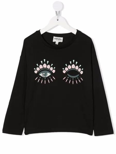 Kenzo Kids толстовка с принтом