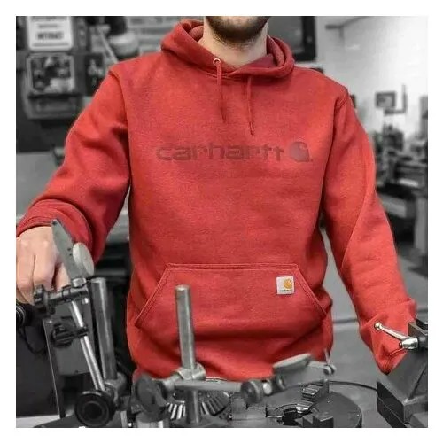 Худи carhartt, размер S, красный