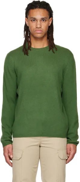 Зеленый свитер с круглым вырезом Vince