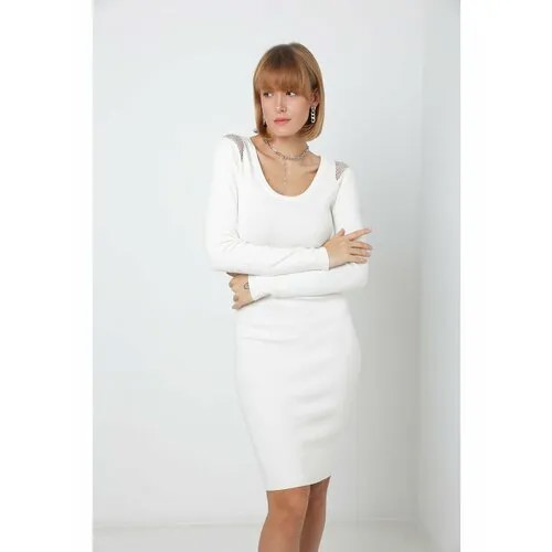 Платье E- Woman, размер S/M, белый