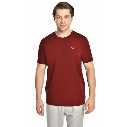 Футболка Bilcee Men's Crew Neck Basic T-Shırt, размер L, фиолетовый
