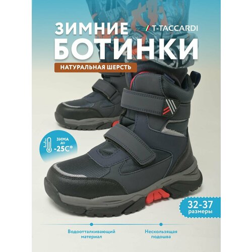 Ботинки T.Taccardi, размер 33, синий