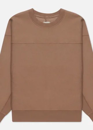 Женская толстовка Champion Reverse Weave Garment Dyed Crew Neck Regular Fit, цвет коричневый, размер L