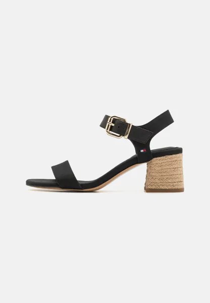 Эспадрильи BLOCK MID HEEL Tommy Hilfiger, цвет black