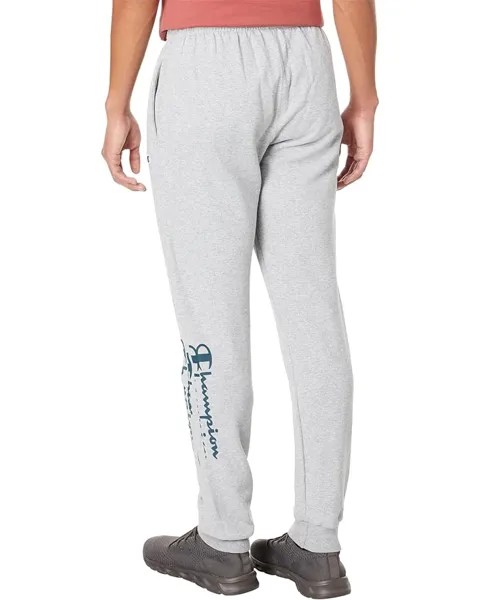 Брюки Champion Powerblend Graphic Joggers, цвет Oxford Gray