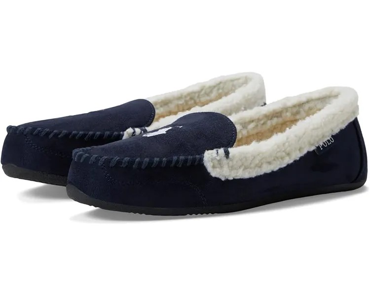 Домашняя обувь Polo Ralph Lauren Declan Moccasin Slipper, темно-синий