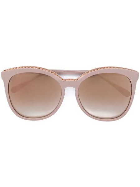 Stella McCartney Eyewear солнцезащитные очки в оправе с цепочкой
