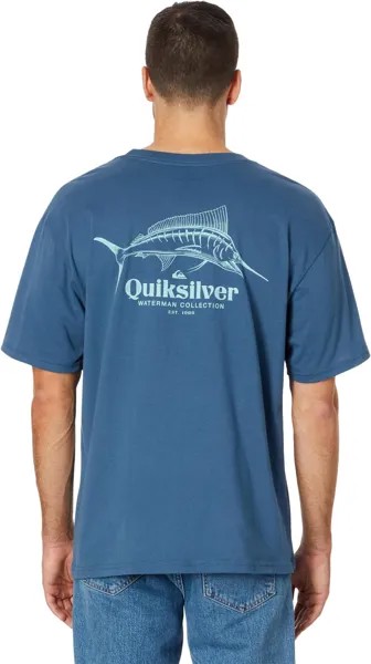 Футболка с короткими рукавами Trophy Catch Quiksilver, цвет Ensign Blue