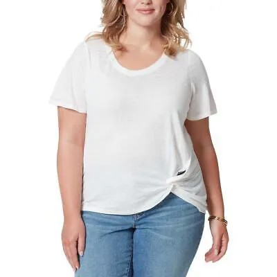 Женская блузка с круглым вырезом и круглым вырезом цвета слоновой кости Jessica Simpson, 1 шт. BHFO 3943